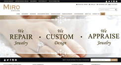 Desktop Screenshot of mirojewelers.com